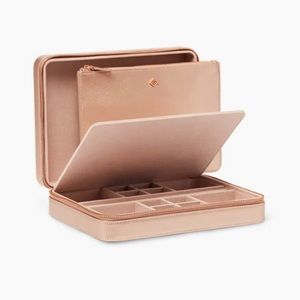 Kendra Scott Large Travel Jewelry Case in Rose Gold